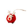 Pingente de veado de natal decorações para árvores de natal festa de fim de ano layout de cena de mesa alce bola de tolo veado de natal