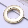 Anillo de cortina de plástico ABS liso, anillo romano plano, hebilla perforada, accesorios silenciosos para hotel y hogar, venta al por mayor transfronteriza