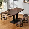 Mesas e cadeiras de lanchonete fast food mesas e cadeiras de refeitório restaurante de macarrão restaurante café da manhã loja de chás e sobremesas loja de churrasco combinação de mesa e cadeira