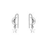 Pendientes Xingyue para mujer, diseño ins, personalizados, combinables, de alta gama, con sentido, moda de nicho, ligeros, de lujo, sencillos, de alta gama.