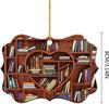 Estantería colgante con forma de corazón para coche, creativa y transfronteriza, para decorar el árbol de Navidad en casa, colgante decorativo acrílico.