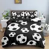 Amazon juego de cama de tres piezas baloncesto fútbol impresión digital 3D ropa de cama comercio exterior transfronterizo venta al por mayor de textiles para el hogar