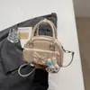 Bolso pequeño cuadrado, simple y elegante, nueva versión coreana primavera 2026, bolso de hombro elegante y atractivo, bolso cruzado de moda