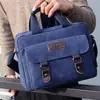 Saco de ombro de lona masculina saco mensageiro de grande capacidade ao ar livre lazer ferramentas de viagem retro Nova bolsa de volta Cruz