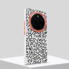Funda para Teléfono For Honor magic7pro cuero liso pintado magic 7 graffiti geométrico herrajes metálicos para lente agujero grande