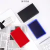 Deli 9863 Almohadilla de tinta de un solo color Almohadilla de tinta de secado rápido Caja transparente redonda Almohadilla de tinta de dos colores rojo y azul Almohadilla de tinta cuadrada