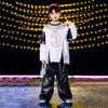 Ropa de Moda Infantil Hip-Hop Ropa de Calle Frita hiphop Niños y Niñas Ropa de Actuación de Año Nuevo Tambor Infantil Ropa de Moda Holgada Hip-Hop