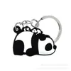 Animal Perro Gato Llavero de PVC Anillo de Llavero Cadena de Llaves Colgante Anillo de Llavero Llave de Coche