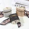 Bolsa de monedas Bingbing con llavero para comercio electrónico transfronterizo, mini, para mujer, con cierre de boca de diamante, para guardar sobres rojos, funda protectora para auriculares inalámbricos