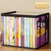 Bolsa de Almacenamiento para Libros Dormitorio Estudiante Soporte para Libros de Escritorio Organizador de Libros Transparente Escritorio Herramienta para Clasificar Libros Viejos Estante de Almacenamiento para Cajas de Libros