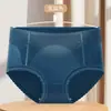 Calcinhas Sexy de Cetim Levemente Luxuosas Estilo Francês para Mulheres, Finas, Respiráveis, Confortáveis, Sem Costura, Cobertura Total, Não Enrolam, Cintura Média