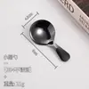 Suministro Directo de Fábrica Pala para Té de Acero Inoxidable 304 Mango Corto Pala para Helado Cabeza Redonda Pala para Postre Pala para Té Profundizada