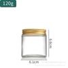 Vaso de Vidrio Marrón al por Mayor Transparente Vaso para Velas de Aromaterapia Soporte para Velas Vaso de Vidrio de Alta Gama Adornos para el Hogar Tapa de Aluminio