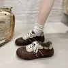 Zapatos de Entrenamiento Alemanes de Suela Plana con Bloques de Color para Mujer Zapatos de Mujer 2026 Nuevo Otoño Más Vendidos Zapatos Deportivos Casuales Estilo Retro Universitario Zapatos de Skate para Mujer