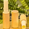 Fábrica de Tubos de Pintalabios de Madera de Bambú de Dos Secciones Guoyun Venta Directa Tubo Herbal de Ungüento de Ajenjo y Consuelda Llenado Directo en Tubo Vacío con Logo