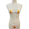 Roupa íntima sexy transfronteiriça biquíni de três peças maiô feminino com estilo conjunto de maiô AliExpress Amazon ebay