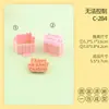 Paletas con Lema de Bendición Serie 3D Dibujos Animados Molde de Libro Simulación Papá Noel Impresión DIY