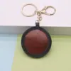 Llaveros creativos de cuero PU multicolor para baloncesto, fútbol, béisbol, tenis, colgantes de llave deportivos al por mayor