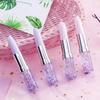 Caneta Gel Batom Criativa Areia Movediça Rosa Caneta de Assinatura Feminina Pequena Fresca Portátil Estudante Caneta D'água 0.5mm