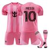 2526 Miami Home Jersey Pink Football Jersey terno 10 Messi 23 Beckham Cross Border jersey