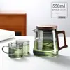Tetera para Uso Doméstico, Tetera de Vidrio Resistente a Altas Temperaturas, Nuevo Modelo 2025, Separación de Té y Agua, Tetera para Preparar Té en la Oficina, Juego de Té
