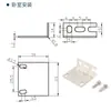 Sensor de interruptor fotoeléctrico de inducción de reflexión difusa infrarroja con soporte E3Z E3Z-D61D81LOT soporte de instalación fija