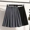 Falda Midi Estilo Traje, Nueva Primavera/Verano 26, Cintura Alta, Plisada, Corte Holgado, Adelgazante, Pantalón Falda Casual en Tallas Grandes