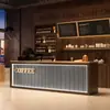 Mostrador de Bar, Caja Registradora, Tienda de Café y Té de Leche Simple y Moderna, Floristería, Mostrador de Bar, Recepción del Front Desk de la Empresa, Escritorio de Operaciones