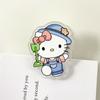 Dibujo Animado Decorativo Regalo Papelería Sello Clip Clip para Notas Clip de PP Inserciones Clip Estudiante Chica Artículos Lindos Tienda de 2 Yuanes