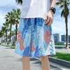 Shorts de Playa de Verano para Hombre, Delgados, Tallas Grandes, Holgados Casuales de Cinco Puntos, de Secado Rápido con Estampado Floral para Uso al Aire Libre, Venta al por Mayor