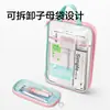 Bolsa de archivo con cremallera de apertura grande para charcutería, bolso de mano transparente, bolsa para libros de estudiante de clase de tutoría, bolsa de tutoría, bolsa madre-hija