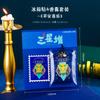 Bolsita bordada de Sanxingdui regalo pequeño creativo imán para refrigerador recuerdo de viaje polvo de ajenjo bolsita para coche