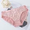 Encaje Transfronterizo Ropa Interior Sexy Coqueta Transpirable Cintura Baja Levanta Cadera Ropa Interior para Damas Calzones Japoneses Hot