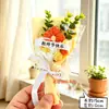 Ideas de regalos para el Día del Maestro: mini ramo de hilo decoración floral regalo para maestros y compañeros de clase