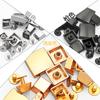 Em estoque Atacado 8-16mm Quadrado Trapézio Parafuso Terminal de Bagagem Decorativo Rebite de Couro Ferragens Pendurar Galvanizado Quadrado Trapézio Pregos