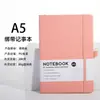 Caderno A5 Transfronteiriço com Elástico, Logo Personalizável, Simples e Elegante para Negócios, Caderno de Reunião de Negócios Espessado de Alta Qualidade