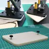 [Modelo de Brazo Oscilante] Máquina Manual de Troquelado, Máquina de Corte de Cuero, Máquina de Estampado con Troquel, Máquina de Corte Pequeña, Máquina de Cerveza