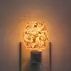 Lámpara de Pared Velador Aromático de Cerámica LED Luz de Colores Control Redonda Bola Hongo Sensor Luminarias Iluminación Velador de Ahorro de Energía