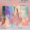 Arte abstrata pintura a óleo saco de presente loja de roupas loja de moda feminina cyber celebridade saco de papel bolsa de férias aniversário saco de papel