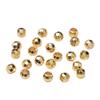 Cuentas Espaciadoras de Cuentas Láser Cubiertas de Oro de 18K que Conservan el Color, Cuentas Facetadas, Accesorios para Pulseras, Material DIY Hecho a Mano con Cuentas, Cuerda Trenzada con Cuentas, Cuentas Elásticas