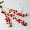 Simulación campana campana campana orquídea flor de campana pesca ceremonia de boda decoración de salón de bodas flor de techo pared de flores arreglo estilo Monet flor artificial