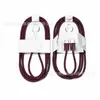 Adequado para Cabo de Dados para Celular Apple 15-17-18 Carregamento Rápido Cabo de Carregamento Trançado Tipo-C Laranja Roxo Vinho Tinto