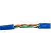 Cable de red ultra-five de fábrica, cable de red de aluminio de alto conductor de 0,51, revestido de cobre plateado, cat5e, aluminio revestido de cobre, 300 m