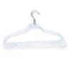 Perchas de plástico directo de fábrica perchas transparentes perchas para adultos Redes Sociales perchas de doble uso para seco y húmedo perchas de destello al por mayor
