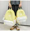 Mochila de Cuadros Estilo Coreano para Estudiantes Mujeres, Bolsa Escolar Linda Fresca Dulce, Bolsa Grande para Laptop de Gran Capacidad, Nuevo Estilo 2025