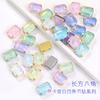 Los más vendidos del fabricante Rectangular Octagonal Cuatro Esquinas Cosido a Mano Garra Diamante Accesorios para Zapatos de Vestido de Novia Proteína Moca Diamante de Cristal Garra Diamante