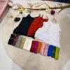 Camisola básica interior para mujer de verano 2025 estilo coreano holgada adelgazante artística retro ramio color sólido combinable