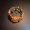 Pulsera de cuentas bohemia multicapa, pulsera de estilo étnico con estrella de mar y concha estilo vacacional, joyería para mujer al por mayor