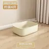 Cesta plástica doméstica com tampa, caixa organizadora, caixa de armazenamento, cesta de mesa para itens diversos, brinquedos, lanches e roupas