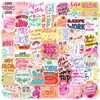 Nuevo Set de 56 Pegatinas de Graffiti con Citas Inspiradoras Coloridas en Inglés Amazon Energía Positiva Frases Cortas Pegatinas de Decoración para Diario